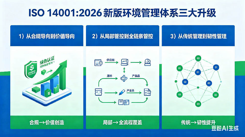 ISO 14001:2026 新版环境管理体系核心变革